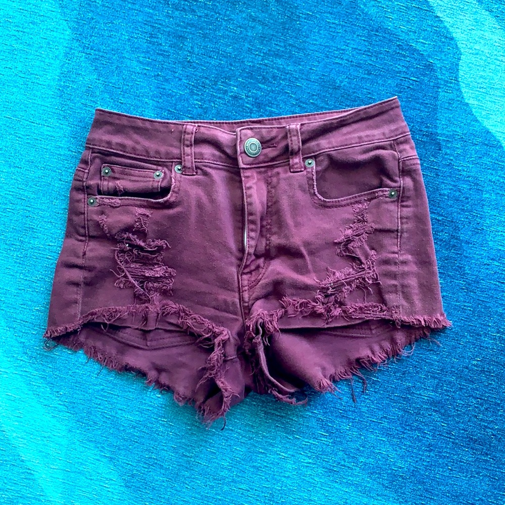 American eagle distressed short